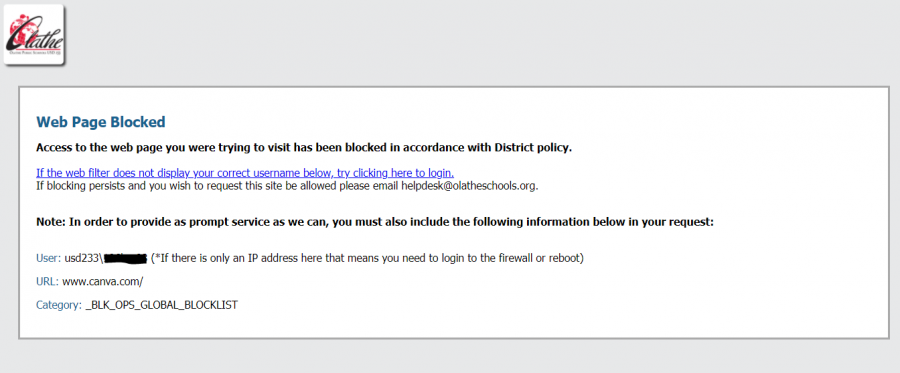 Has the district been blocking too many websites? Why are they blocking so many?