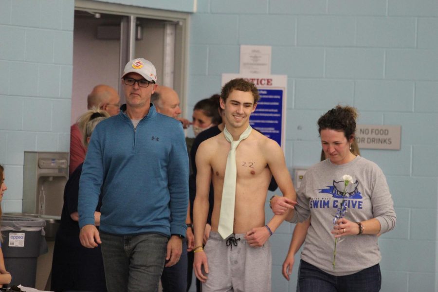Boys Swim and Dive hosted their senior night Jan 25 at Summit Trail. The boys team has placed first fro their past two meets and plan on taking many events to state on Feb 19. 