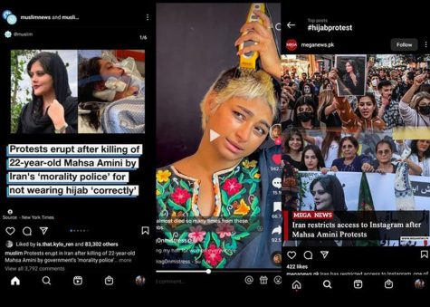 The aftermath Mahsa Aminis death has been shared widely over Instagram and TikTok, despite Iran banning the social media platforms.