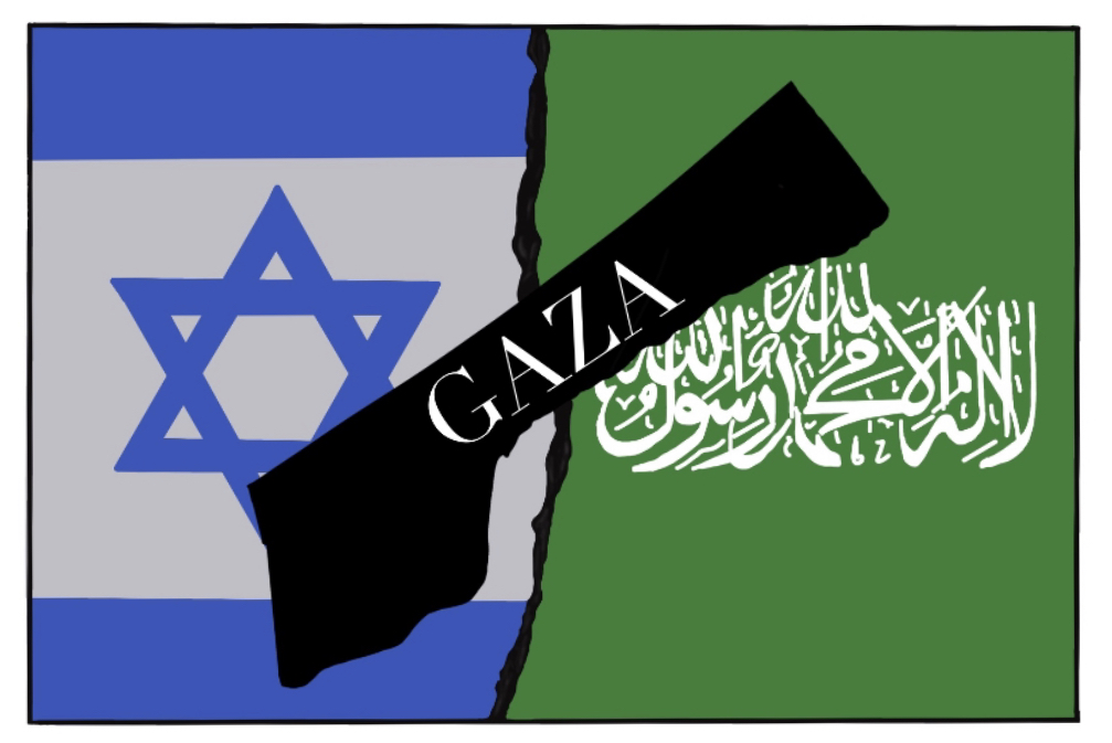 The Gaza Strip is a narrow piece of land between Israel and the Mediterranean Sea, and has been at the heart of the war between Israel and Hamas for control of the strip. 