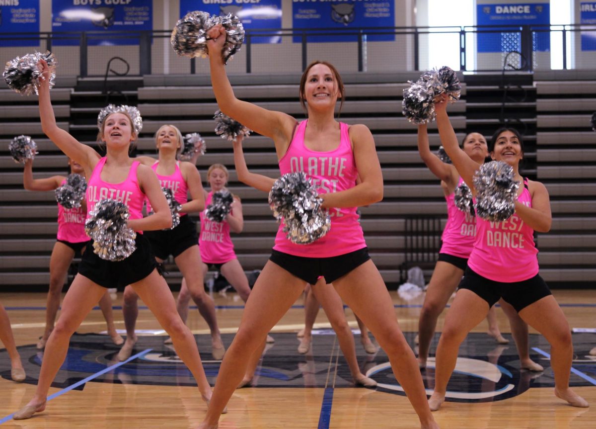 Olathe West Dance Team Places Third in State