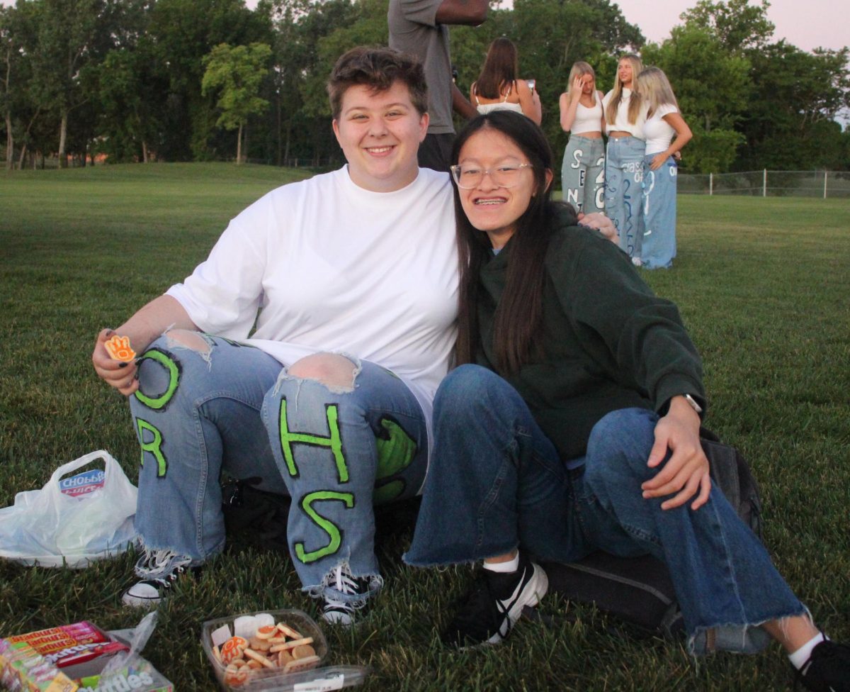 From left, Danielle Borton and Sophie Bonafide smiling for a photo.
