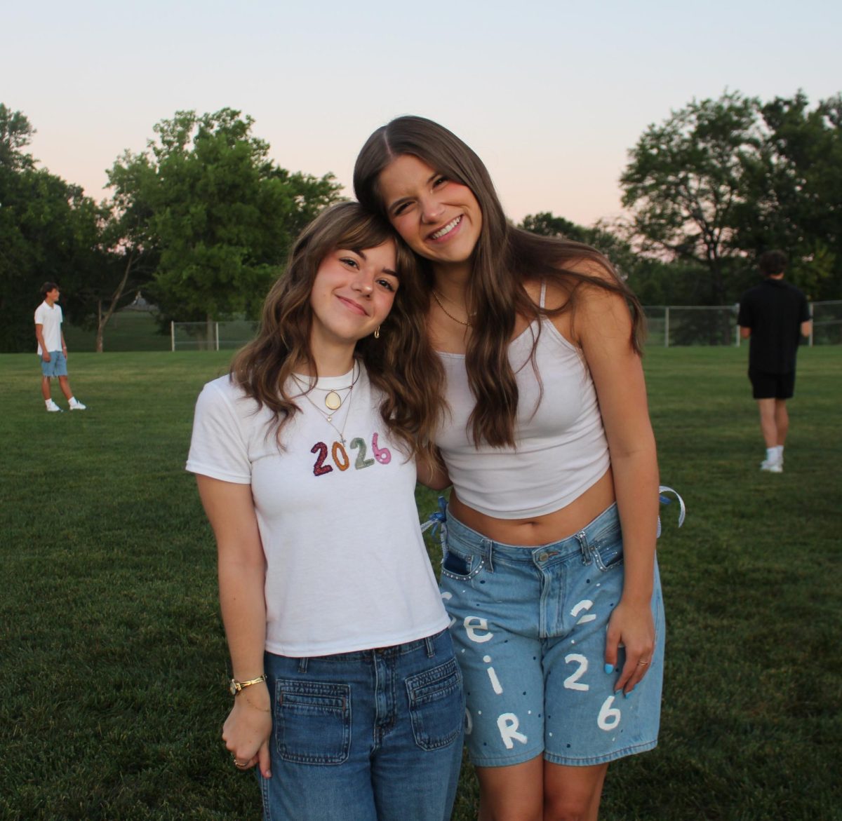 Jenna Campbell and Ashlyn Warren smiling for a photo.