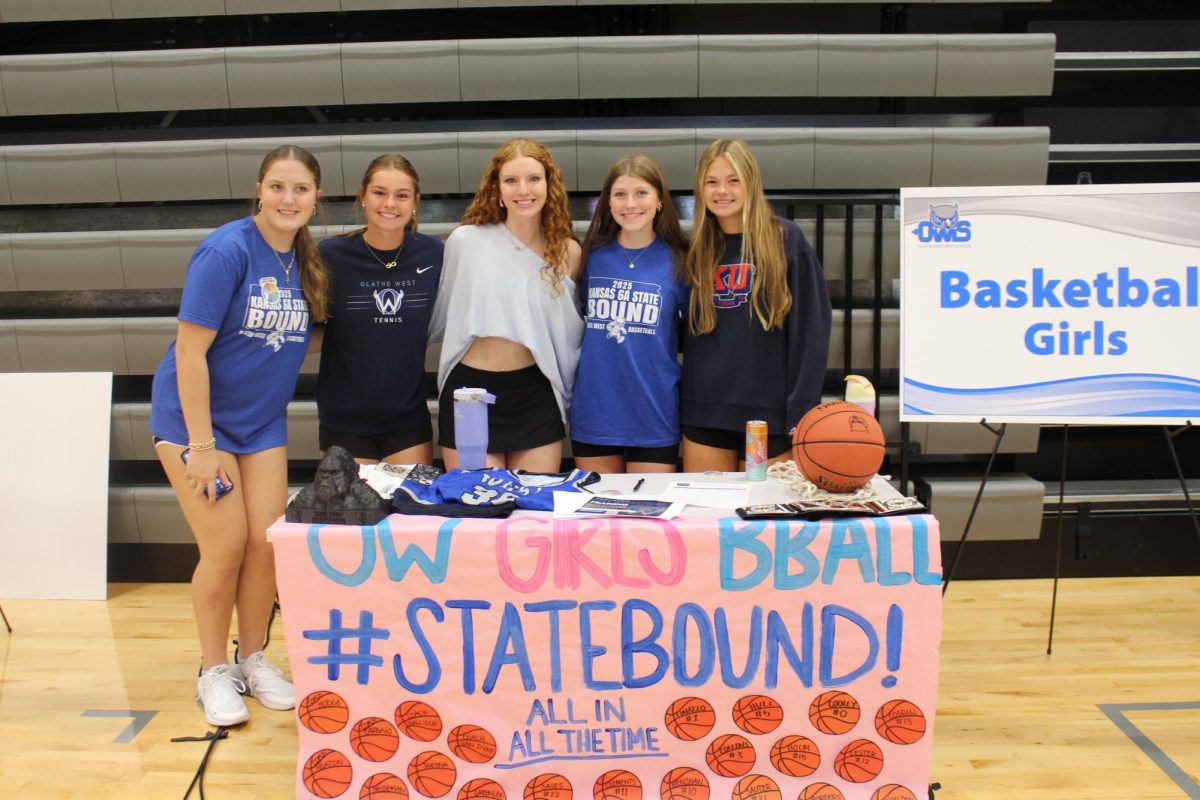 From left Amelia Hayselden, Averee Henshaw, Kate Howard, Sydney Hull, and Avery Cogdill.