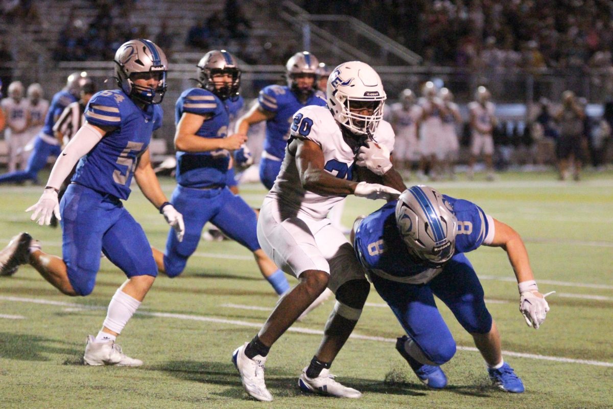 Junior Cash Warren makes a tackles vs Gardner-Edgerton