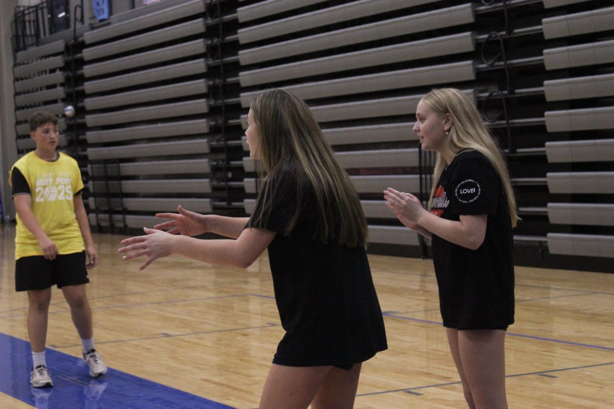 Freshman coaches, coach the boys in volleyball.