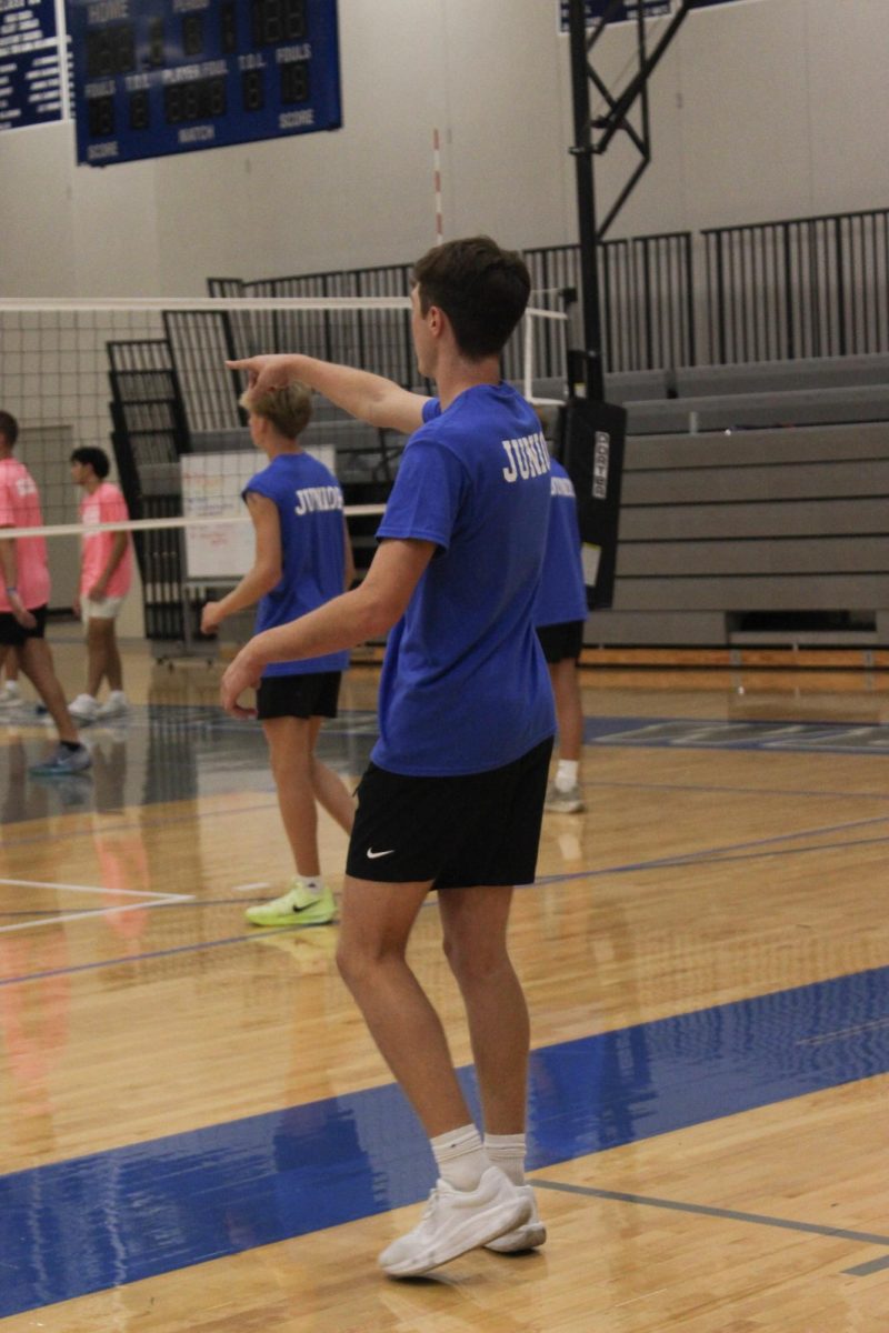 The Junior team points out a bad call.