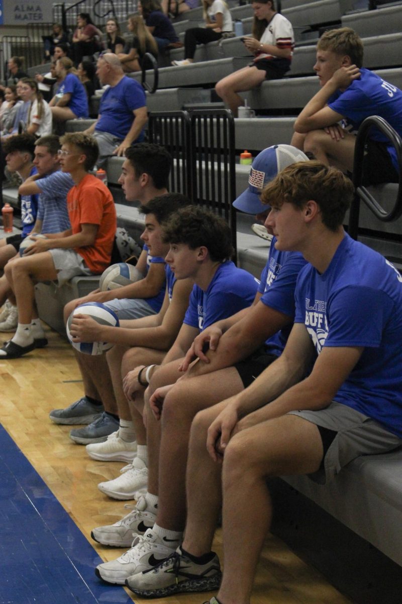 Junior team waiting for their turn to play.