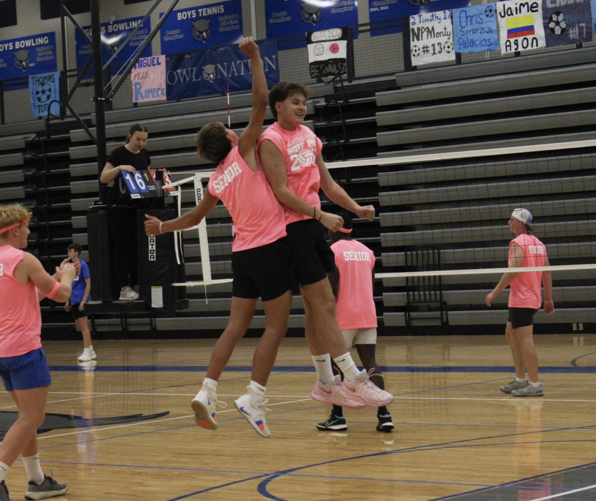 Jace Stoll and Matthew Rafoth celebrating.