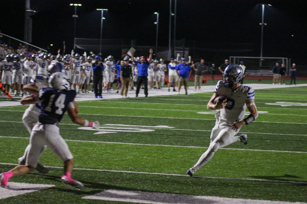 Brody Hale enters the end zone vs Mill Valley